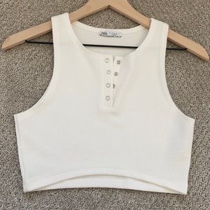 Brand New White Zara Top